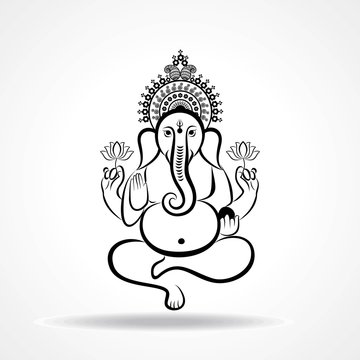 happy ganesh chaturthi festival background