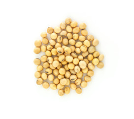 soy bean pile plant seed healthy vegetable food nature background