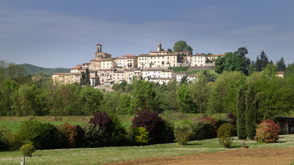 Fototapeta na wymiar Panorama borgo toscano