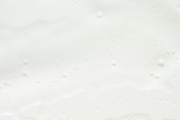 Bubbles foam white washing shower