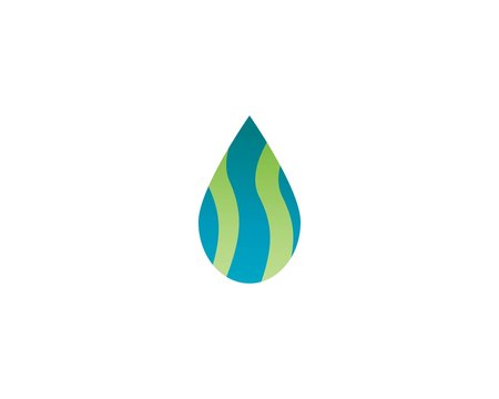 water drop Logo Template vector illustration design
