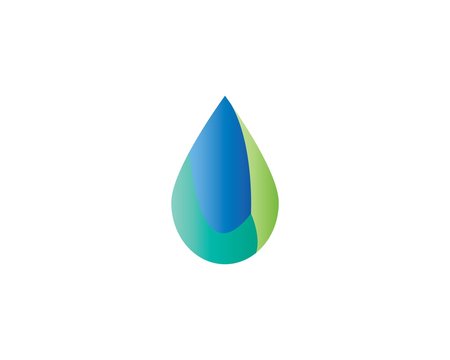 water drop Logo Template vector illustration design
