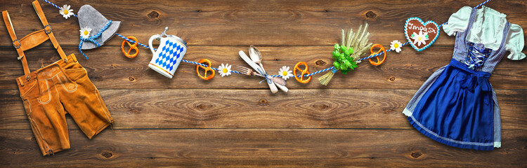 Rustic background for Oktoberfest