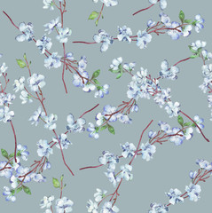  Flower Branches on gray