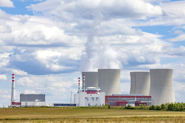 Fototapeta na wymiar Nuclear power plant Temelin, Czech Republic