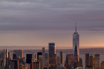 Obraz premium Sunset in New York