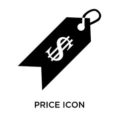 price icons isolated on white background. Modern and editable price icon. Simple icon vector illustration.