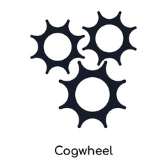 cogwheel icons isolated on white background. Modern and editable cogwheel icon. Simple icon vector illustration.