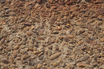 Texture of concrete with stones