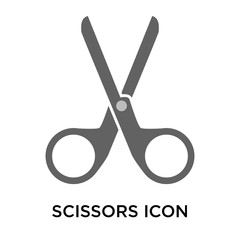 scissors icons isolated on white background. Modern and editable scissors icon. Simple icon vector illustration.