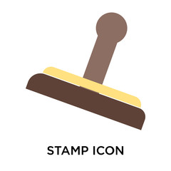 stamp icons isolated on white background. Modern and editable stamp icon. Simple icon vector illustration.