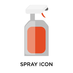spray icons isolated on white background. Modern and editable spray icon. Simple icon vector illustration.