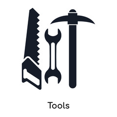 tools icons isolated on white background. Modern and editable tools icon. Simple icon vector illustration.