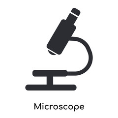 microscope icon isolated on white background. Simple and editable microscope icons. Modern icon vector illustration.