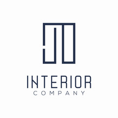 Minimalist Interior Logo Design Concept