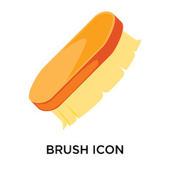brush icons isolated on white background. Modern and editable brush icon. Simple icon vector illustration.