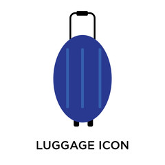 luggage icons isolated on white background. Modern and editable luggage icon. Simple icon vector illustration.