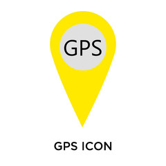 gps icons isolated on white background. Modern and editable gps icon. Simple icon vector illustration.