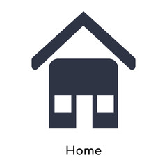 home icon isolated on white background. Simple and editable home icons. Modern icon vector illustration.