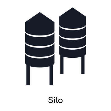 silo icons isolated on white background. Modern and editable silo icon. Simple icon vector illustration.