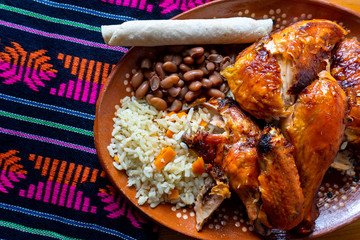 Roasted chicken