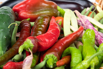 composition (still life) of various vegetables, italian food