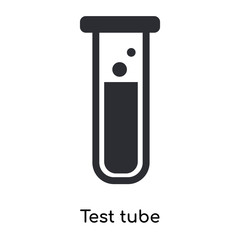 test tube icon isolated on white background. Simple and editable test tube icons. Modern icon vector illustration.