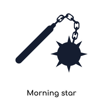 morning star icons isolated on white background. Modern and editable morning star icon. Simple icon vector illustration.