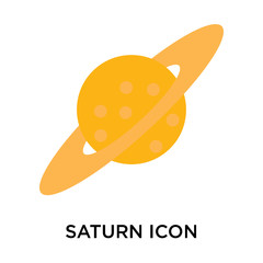 saturn icon isolated on white background. Simple and editable saturn icons. Modern icon vector illustration. © CoolVectorStock