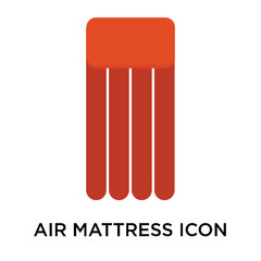 air mattress icon isolated on white background. Simple and editable air mattress icons. Modern icon vector illustration.