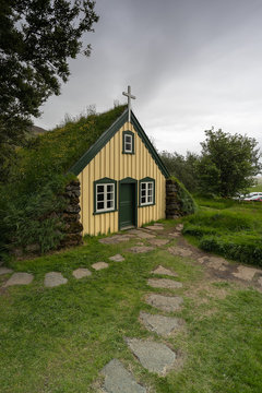 Grassodenkirche Hofskirkja &iacute; &Ouml;r&aelig;fum, Island