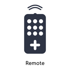 remote icon isolated on white background. Simple and editable remote icons. Modern icon vector illustration.