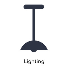 lighting icon isolated on white background. Simple and editable lighting icons. Modern icon vector illustration.