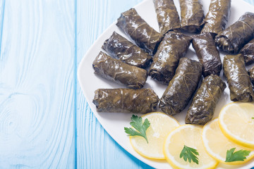 Dolma from grape of vines