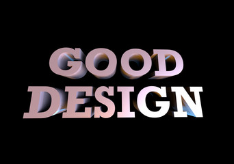 good design 3d art