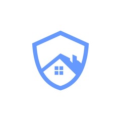 house protection system vector logo design