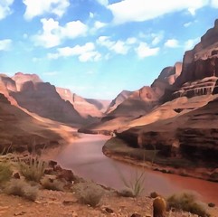 Oil painting. Art print for wall decor. Acrylic artwork. Big size poster. Watercolor drawing. Modern style fine art. Beautiful moutain landscape.