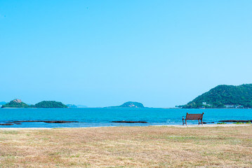 Beautiful nature sea summer background