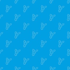 Transgender simbol pattern vector seamless blue repeat for any use