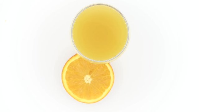 orange juice isolated