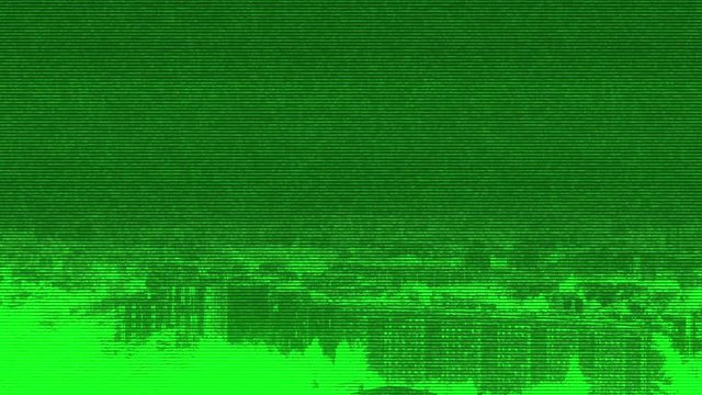 Night vision surveillance of aerial Paris, France with houses apartment buildings and Eiffel Tower - Tour Eiffel in Paris, France with sparkling light illumination turned on during the day 
