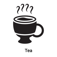 Tea icon vector sign and symbol isolated on white background, Tea logo concept