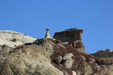 Hoodoos und Badlands Bisti Wilderness Area New Mexico USA