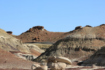 Hoodoos und Badlands Bisti Wilderness Area New Mexico USA