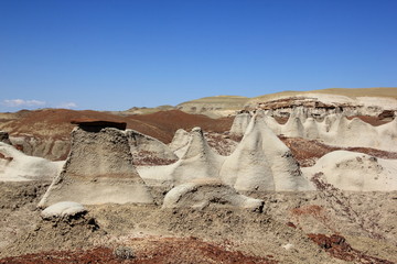 Hoodoos und Badlands Bisti Wilderness Area New Mexico USA