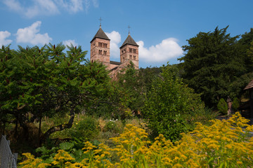 Abbaye de Murbach in den Vogesen