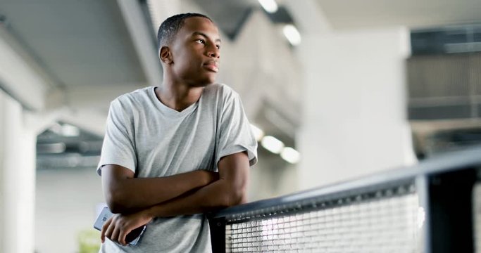 Portrait of African American male student