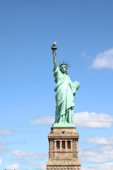 Fototapeta na wymiar Statue of liberty in New York ,USA .