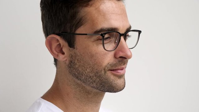 Smiling guy in specs