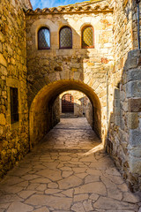 Fototapeta premium Pals, an medieval town in Catalonia, Spain